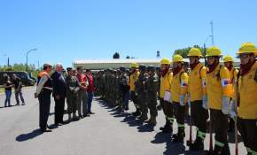 [FOTOS] Realizan ceremonia de presentación de brigadas forestales 