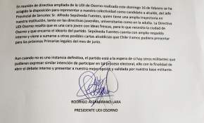 Jefe Provincial de Sercotec confirma su postulación como candidato a alcalde de Osorno