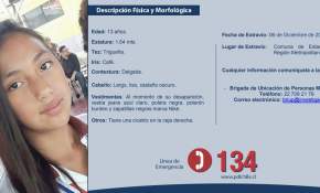 Encuentran en una estación de servicio a adolescente que desapareció en Santiago 