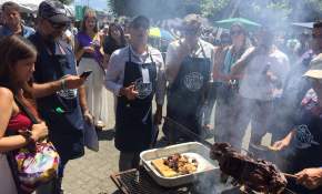 Novillo a la parrilla fue la gran atracción de particular concurso de asados en Osorno